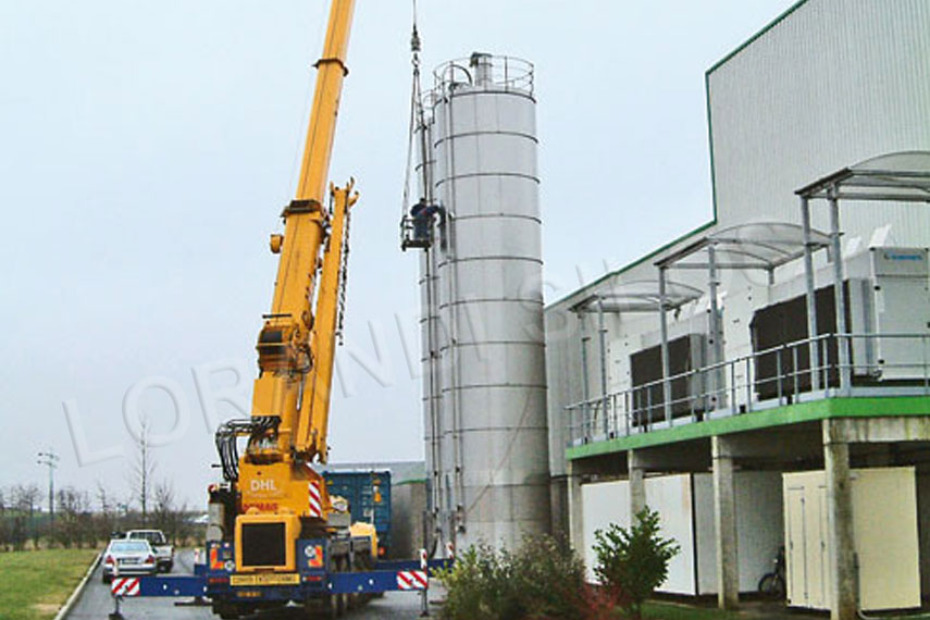 installation of ring silos