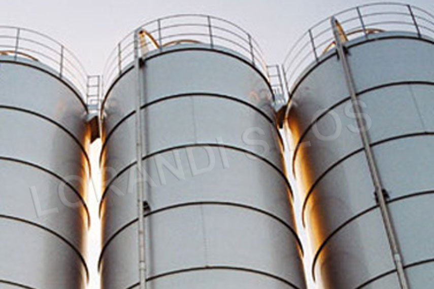 ring silos erected